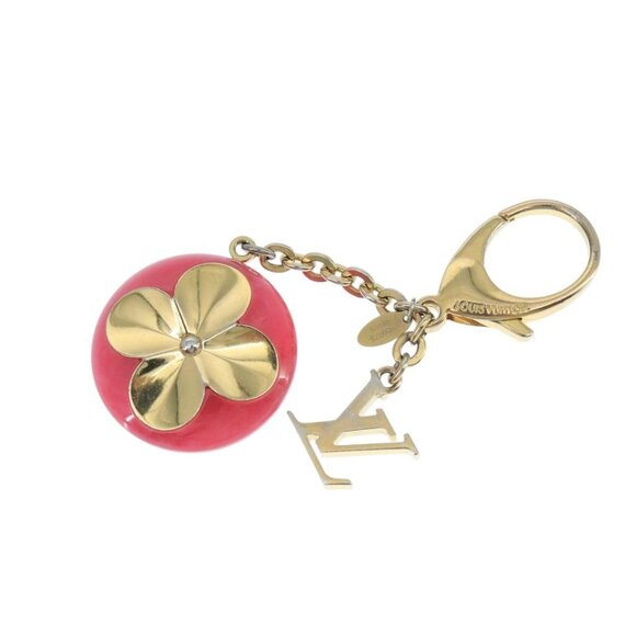 LOUIS VUITTON Hollow Flower Key Holder Gold M66975 LV Auth 106635M - Picture 3 of 10
